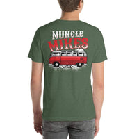 Muncle Mikes T-Shirt Crew: Smoking Hot Rod VW Bus