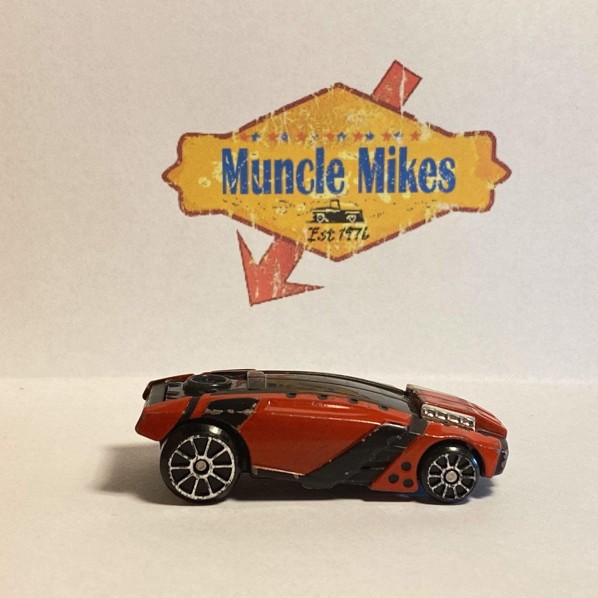 Red Hot Wheels Thunderblade McDonald's Happy Meal car, view 2