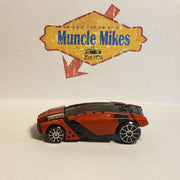 Thunderblade Red Sports Car 2007 made for McDonald’s Happy Meal Hot Wheels, Loose Diecast Car.