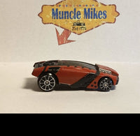 Red Hot Wheels Thunderblade McDonald's Happy Meal car, view 1