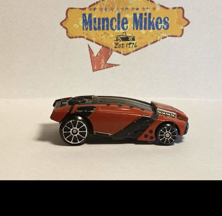 Thunderblade Red Sports Car 2007 made for McDonald’s Happy Meal Hot Wheels, Loose Diecast Car.