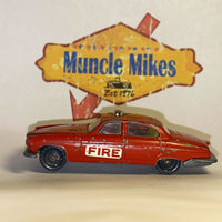 Vintage Husky Models Jaguar MK 10 Red Fireman fire chief diecast car. Awesome patina! BARGAIN BIN– product image 2