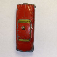 Vintage Husky Models Jaguar MK 10 Red Fireman fire chief diecast car. Awesome patina! BARGAIN BIN– product image 5