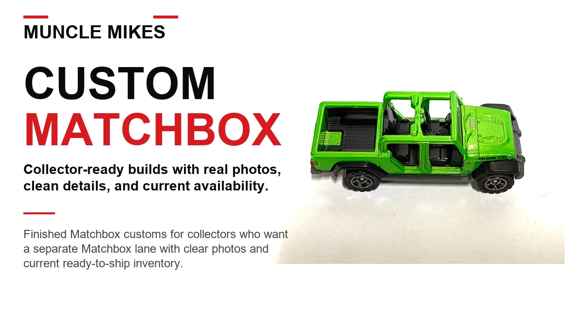 Custom Matchbox collection screenshot