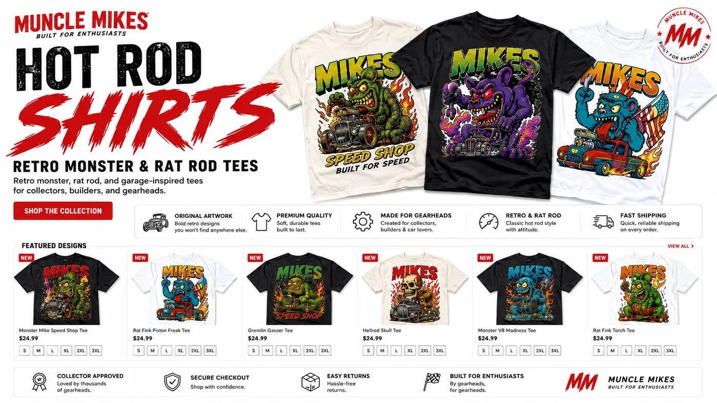 Hot rod shirts collection screenshot